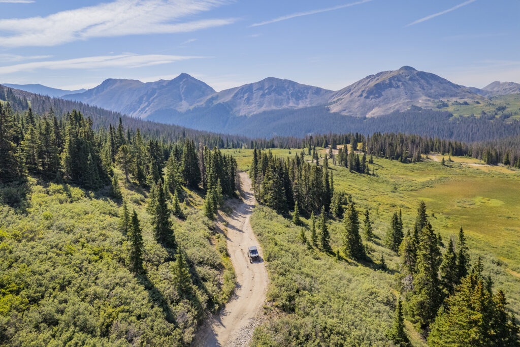 RZR in mountains near Pitkin, CO
