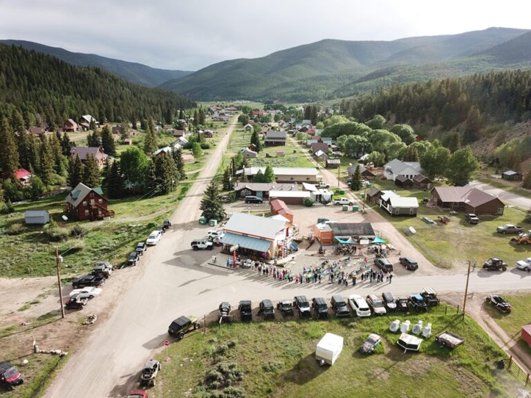 pitkin colorado drone picture