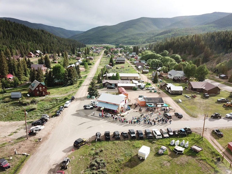 pitkin colorado drone picture